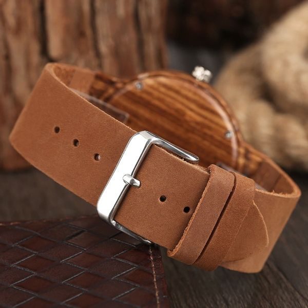 ceas bratara piele