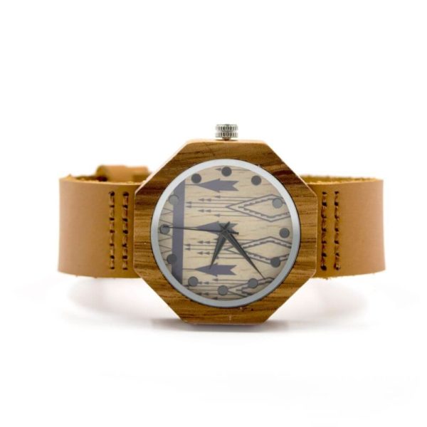 Ceas Eccentric Lemn