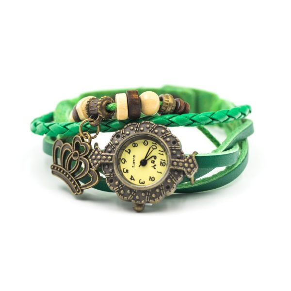 ceas retro bratara verde ceas retro bratara verde
