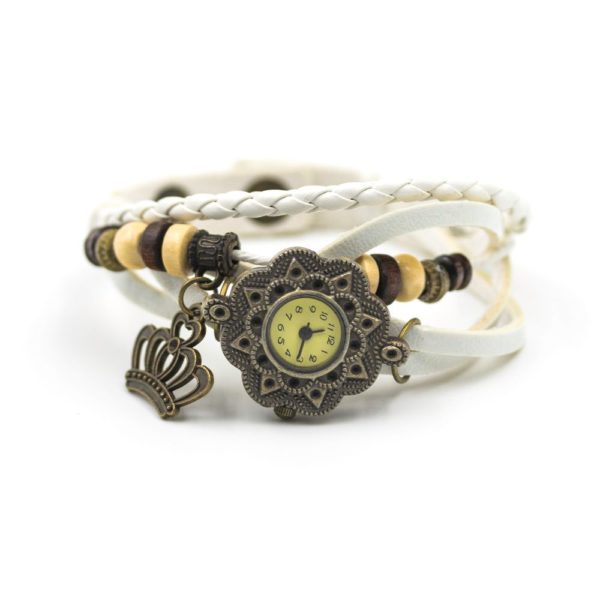 ceas vintage bratara alba ceas vintage bratara alba