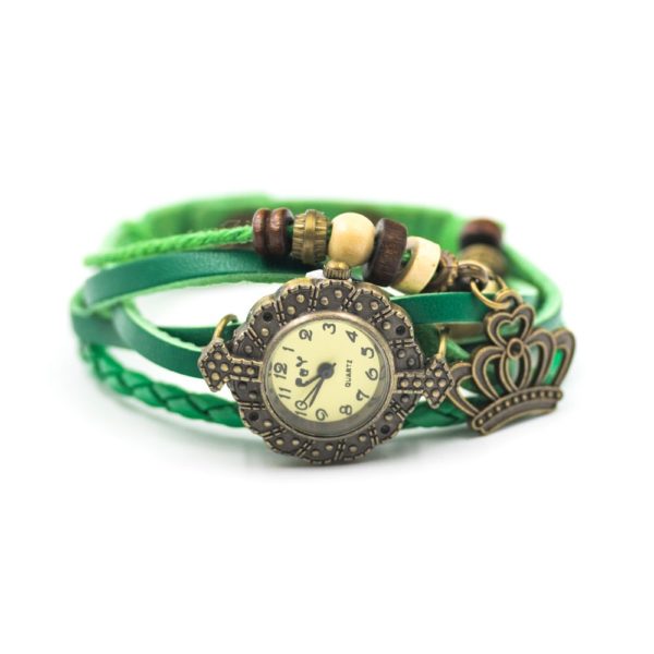 ceas vintage bratara verde ceas vintage bratara verde