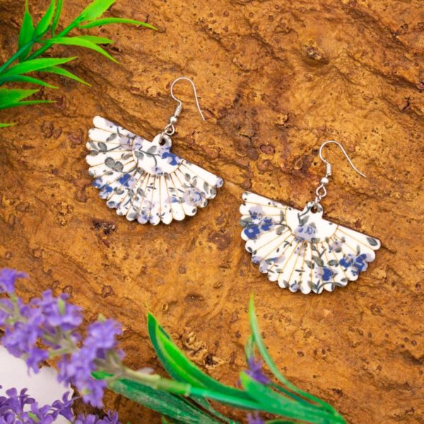 cercei evantai handmade cercei evantai handmade